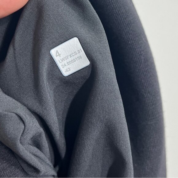 Lululemon NWOT Cotton-Blend Double-Knit Mid-Rise Cargo Pant Black - Picture 9 of 11